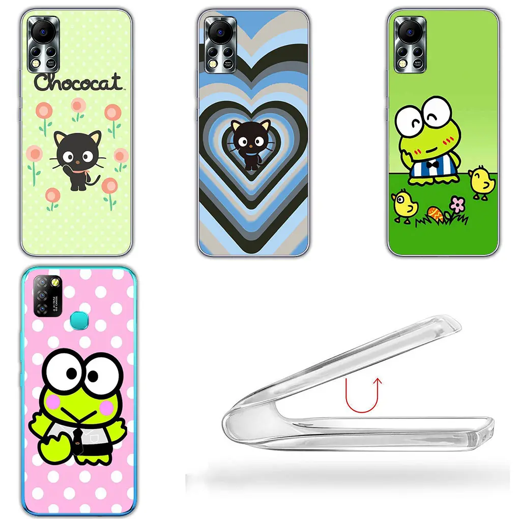 Чехол для телефона Keroppi Chococat Pochacco Motorola Moto Edge 40 50 Pro 30 neo 20 Fusion Ultra Lite G85 E22 мягкий