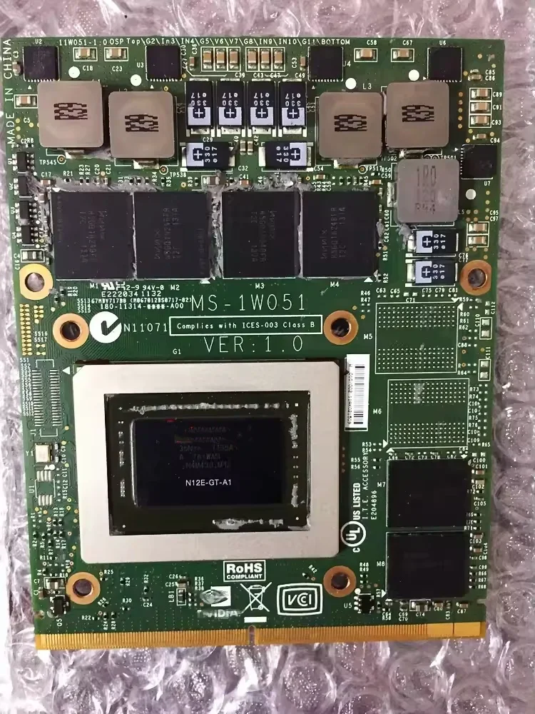 Фото Видеокарта GTX670M N13E-GT-A1 DDR5 для MSI GT70, GT60, GX660R, GT660, GX680, GT683DX, GX780, GT783DX