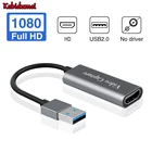 Kebidumei 1080P 60fps аудио-видео Захват 4K HDMI-совместим с USBType-C устройство захвата игр живой трансляции Захват карты