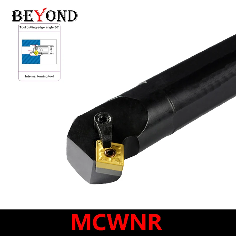 

BEYOND MCWNR S20R-MCWNR12 S25S-MCWNR12 S32T-MCWNR12 20mm 25mm 32mm Internal Lathe Tool Holder CNC Shank Cutter Boring Bar CNMG