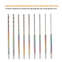 0 8 2 2mm twist drill bit 2 35 fixed handle quenching lengthening high speed steel drilling needle electric drill accessories