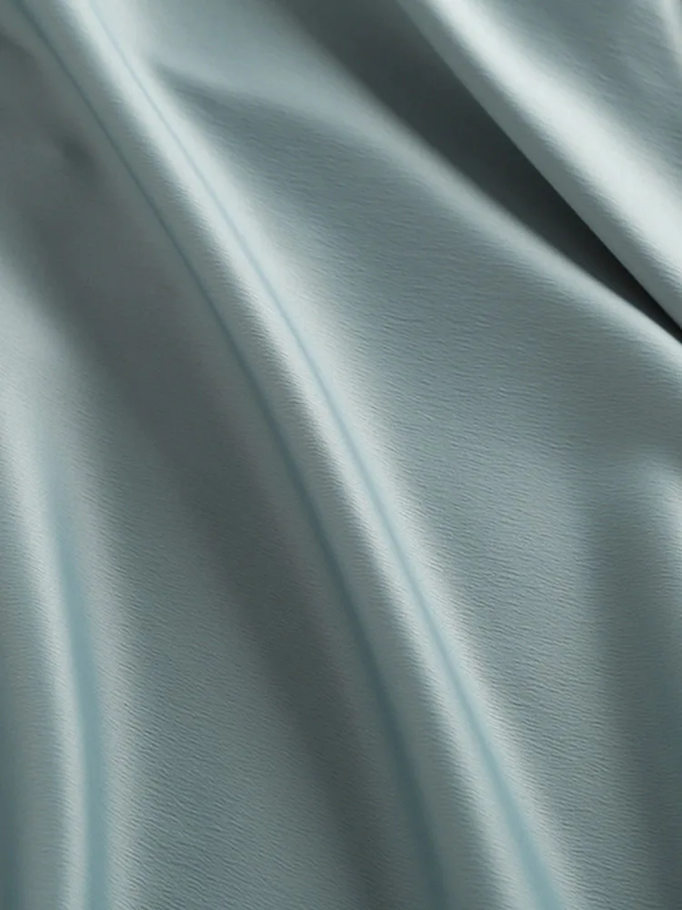 Юбка Женская средней длины модная атласная элегантная длинная юбка с завышенной