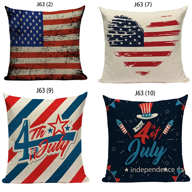 

American Independence Day Pillows Pillow Covers Decorative Throw Pillow Covers Outside Pillow Covers Cushion Cover Linen Seat