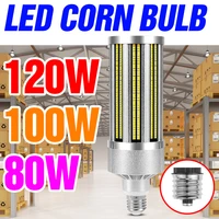 led light bulb e39 corn lamp ufo light high power bombilla 220v led ceiling lamp for supermarket warehouse lighting 100w 120w