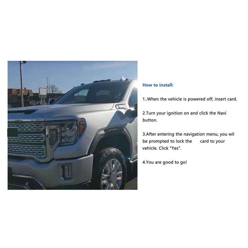 Новинка 2023 года 86810236 Карты навигационной карты для Cadili Chevry Buick Карта памяти