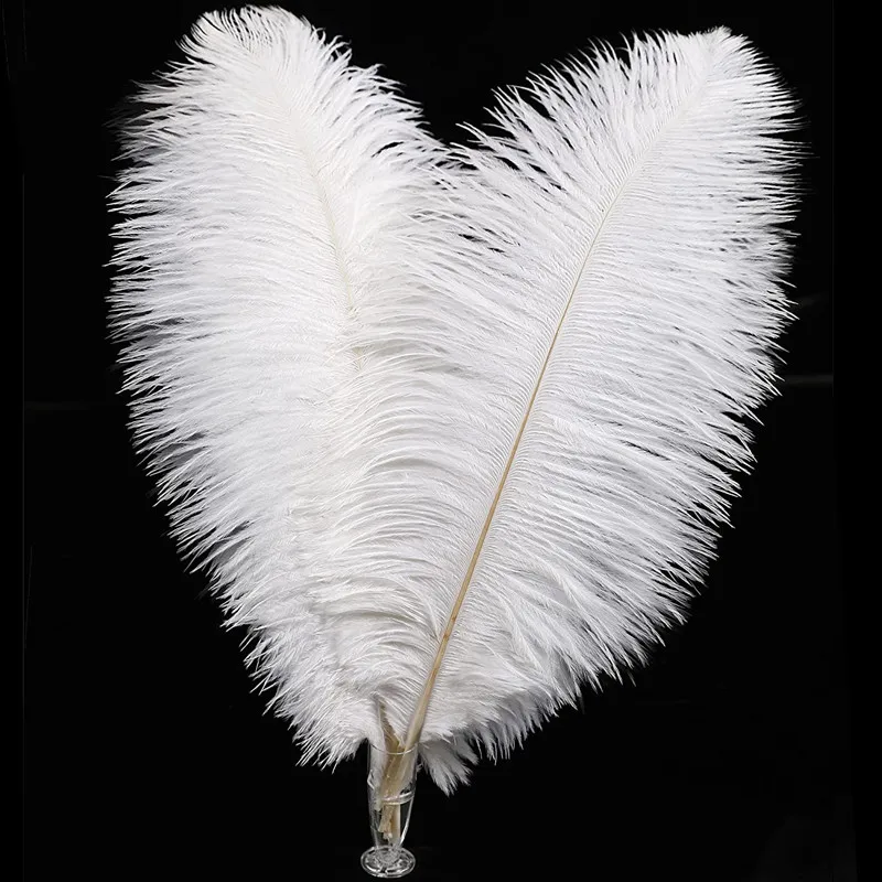 

50-500pcs White Ostrich Feathers for Dream Catcher Centerpiece Table Decoration HomeDIY Craft Supplies Wedding Plume Accessories