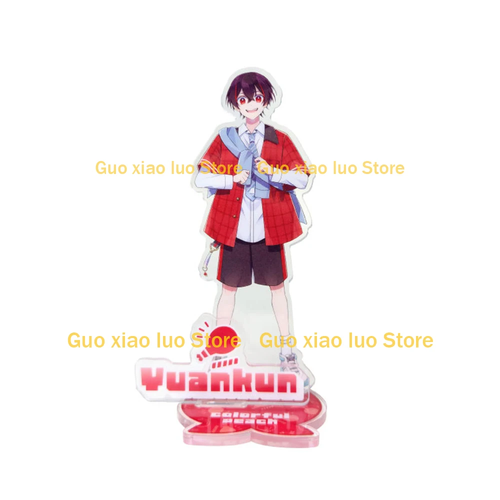Фото Mini World VTuber Красочный персиковый JPAPA Noa Yuankun Tattsun Siva DNQ Uri Eto Hiro Mofu Naokiri Двойная акриловая подставка украшение в подарок №5