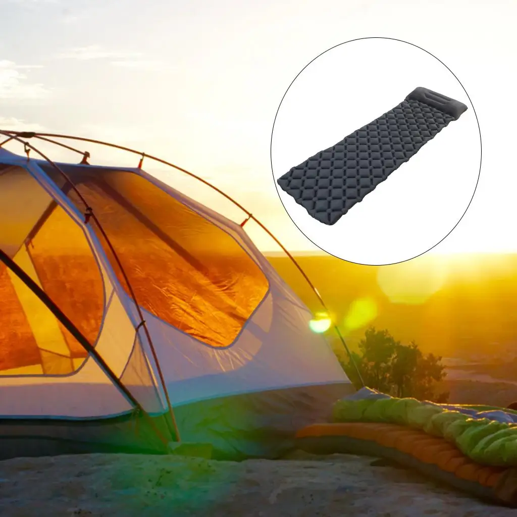 1 шт. надувной матрас для кемпинга спальный коврик походная туристическая