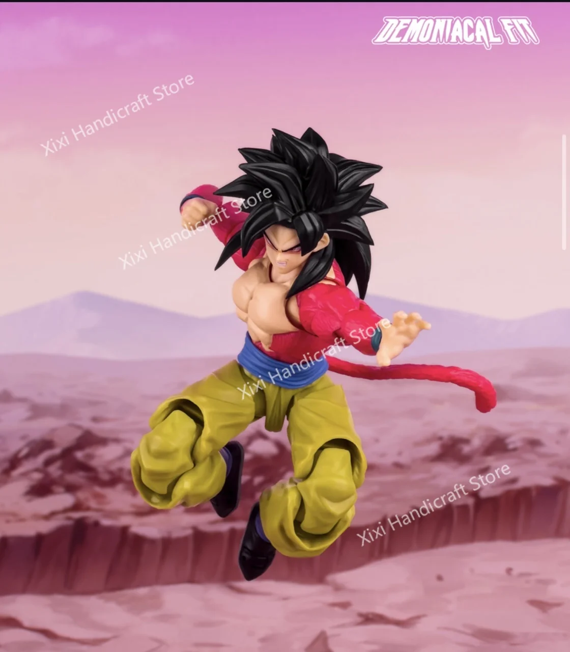 Фото В наличии: Коллекционная фигурка Demoniacal Fit Dragon Ball Super Saiyan SSj4 Goku UNTAMED POWER, анимационная модель, игрушка, подарок №4