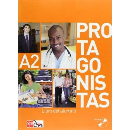 

Protagonistas A2 Libro Del Alumno + Cuaderno De Actividades + 2 Cd Libros en español Spanish Books