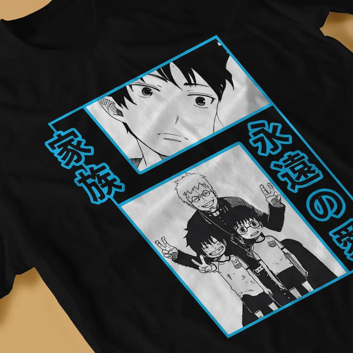 Специальная футболка для семьи и Рина отдыха Ao No Exorcist новейшая взрослых