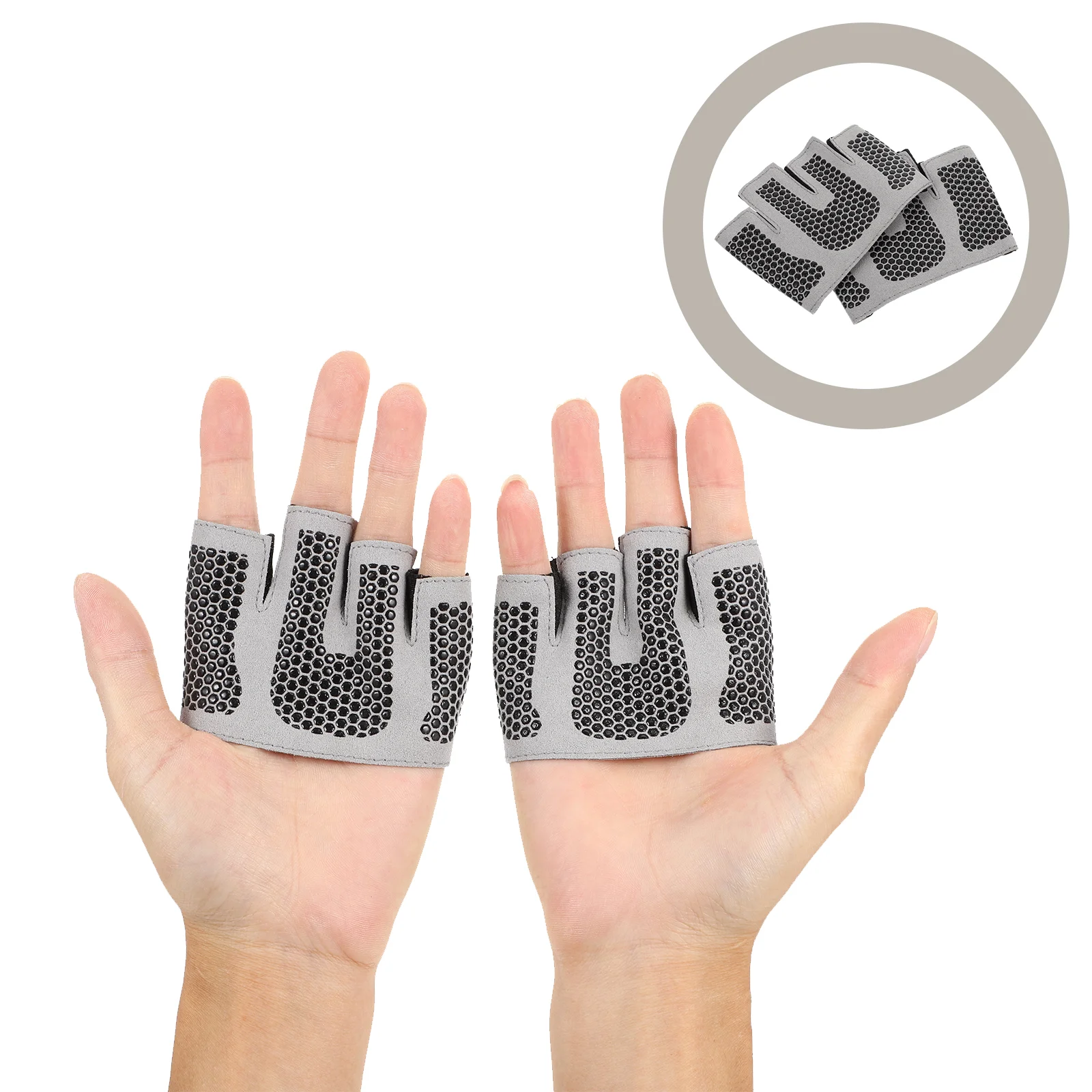 

2pcs grip workout for non- padding gym for weightlifting kettlebell- ups yoga gymnastics black Bicycle accessories