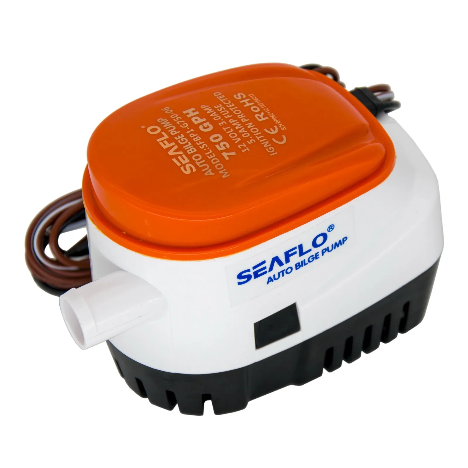 750GPH Automatic Submersible Boat Bilge Water Pump All-in-one pump & float switch | Marine