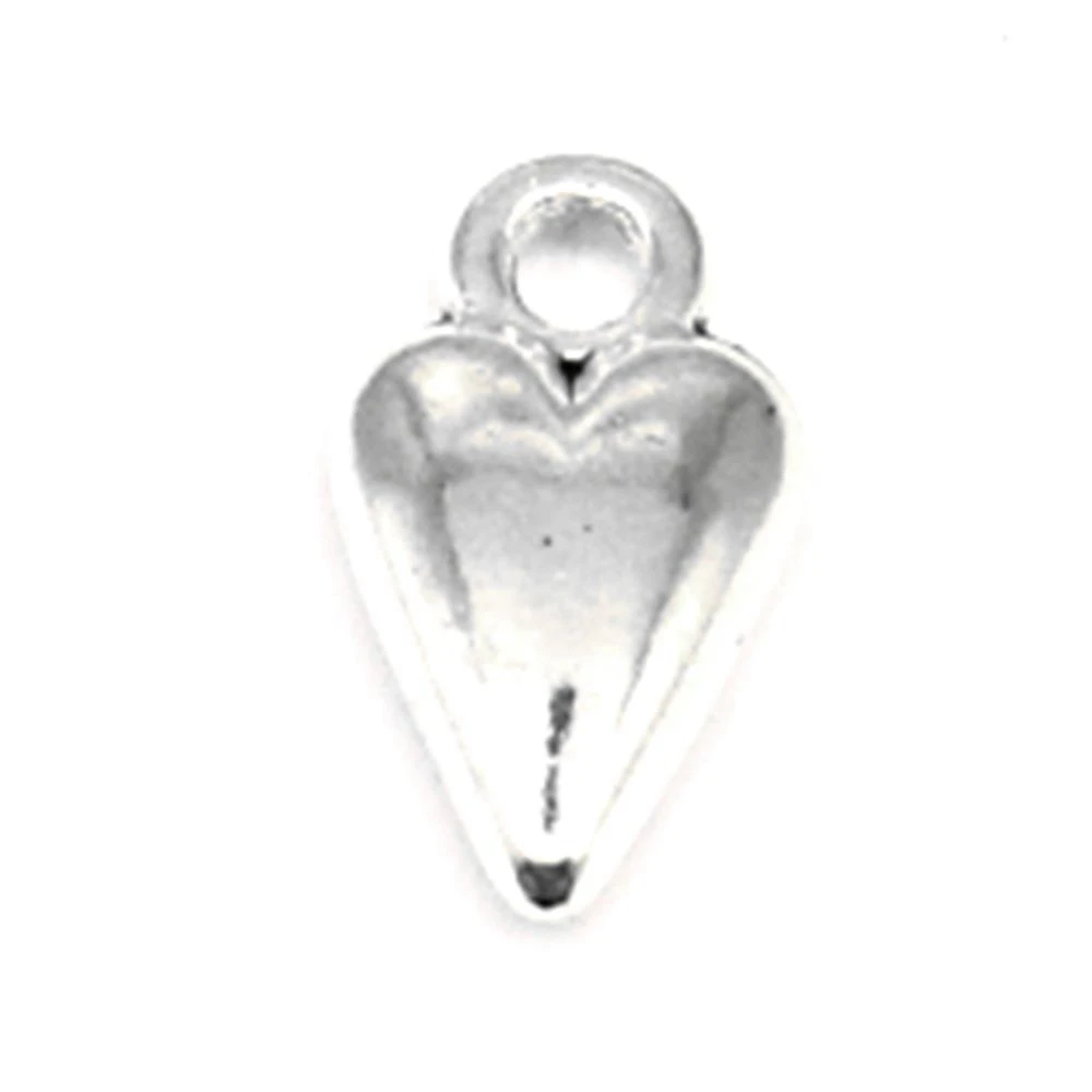 

Peach Heart Charm For Making Jewelry Diy Finding 120pcs 7x13mm