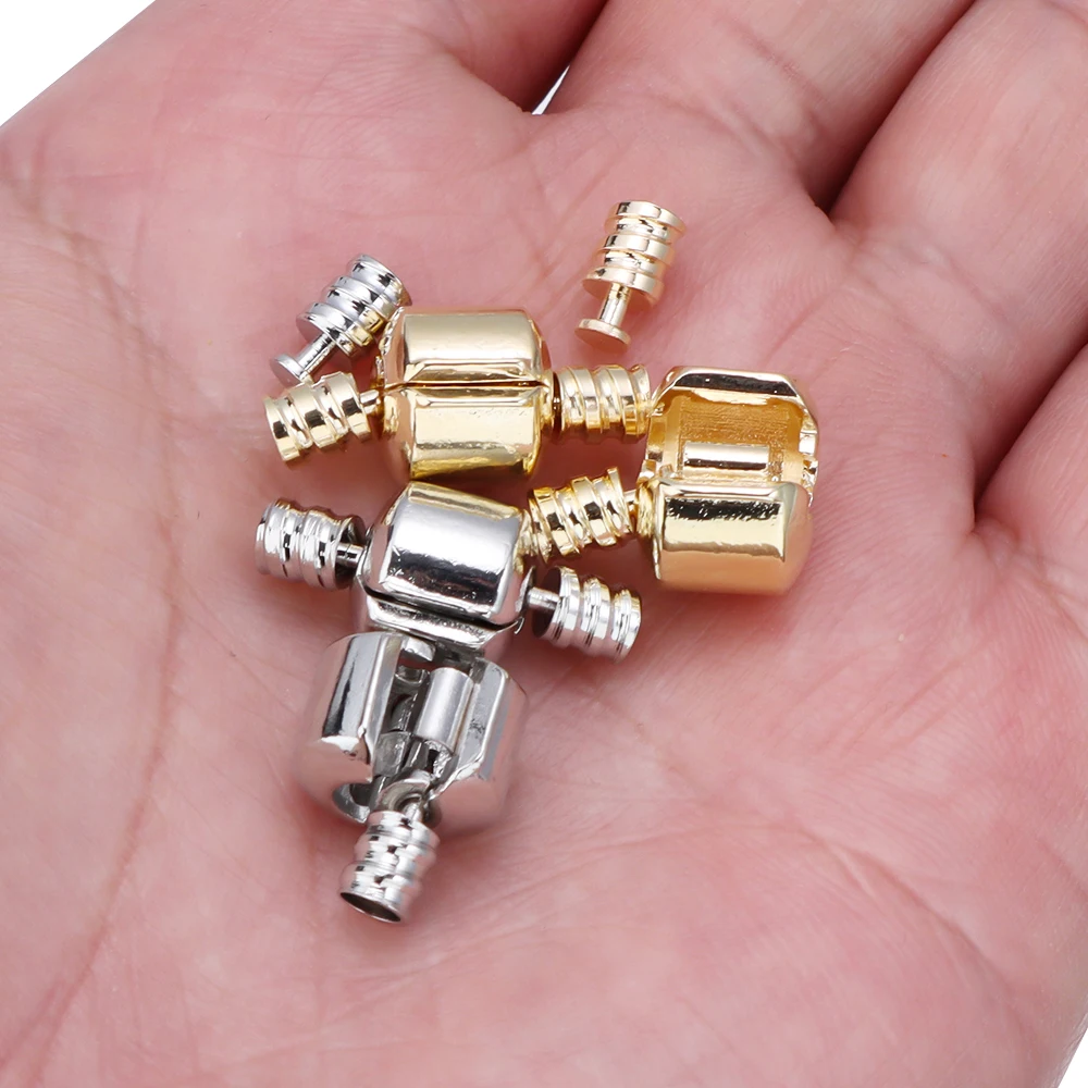 5 компл. медных браслетов 9 мм пресс-застежка подходит для кожаного шнура 3