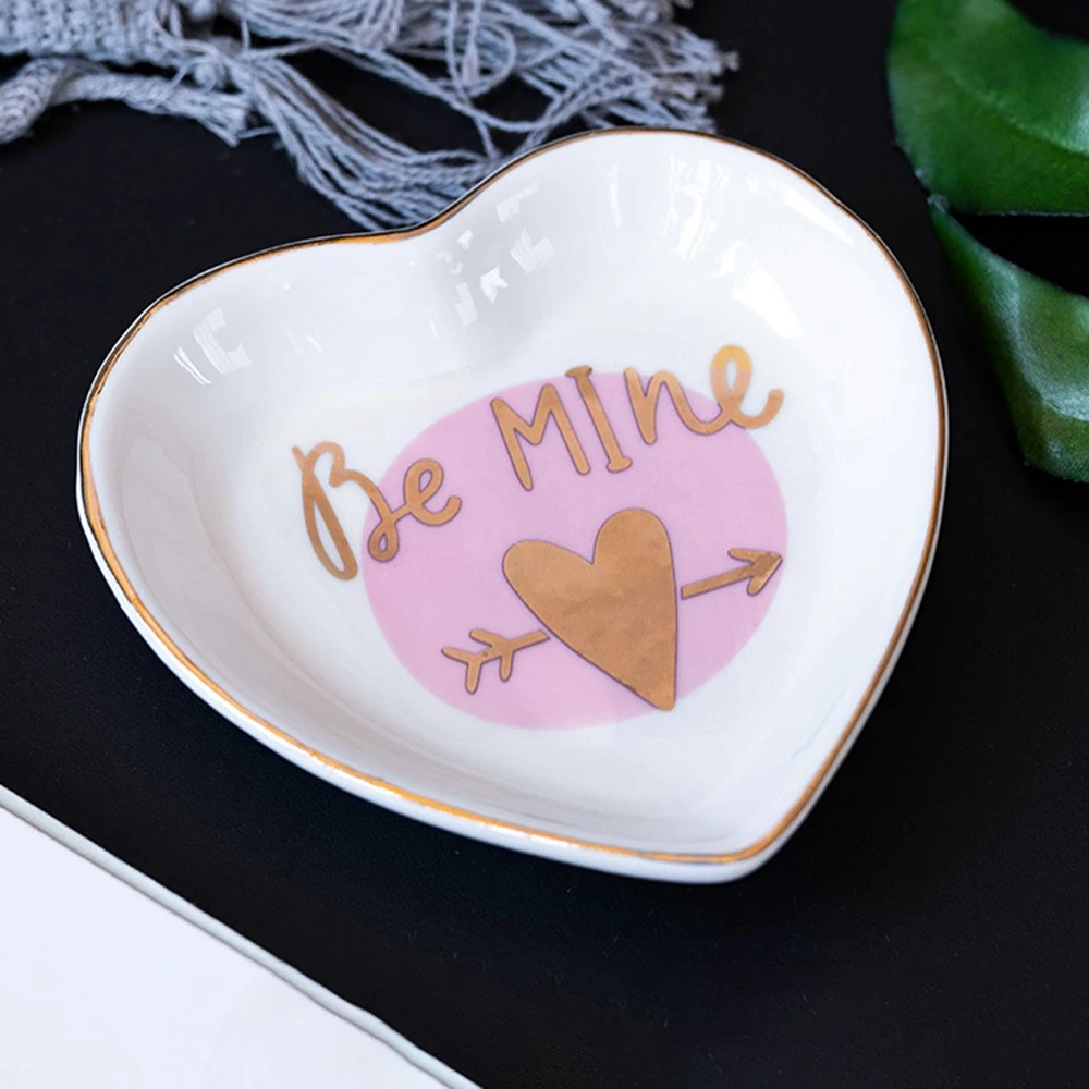 

Ceramic Heart-shaped Bowl Snack Fruit Salad Bowl Breakfast Kitchen Tableware Home Cooking Dishes Dessert Pudding Plate
