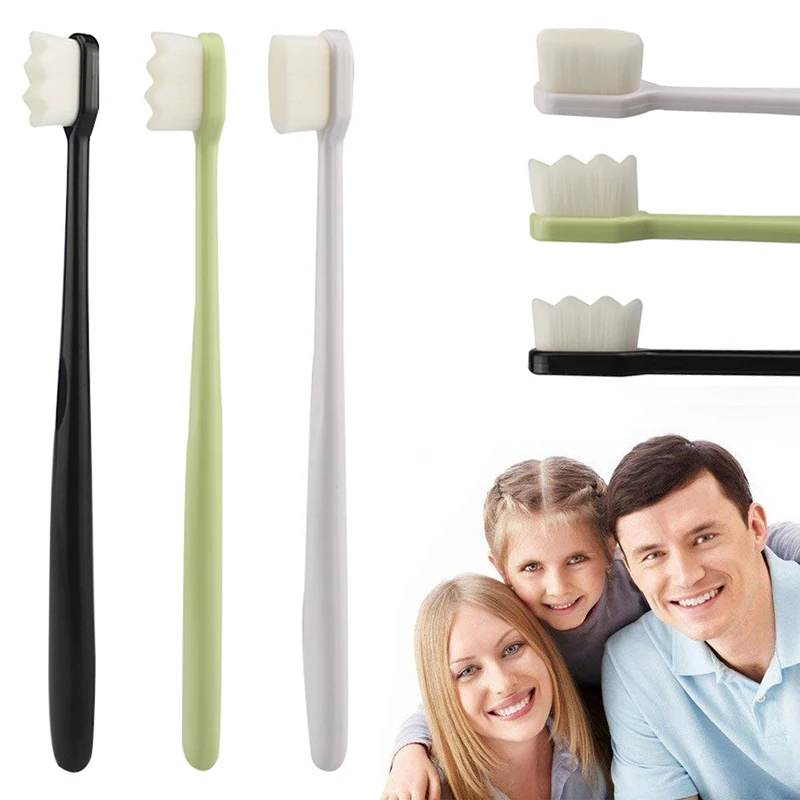 

1/3pcs Soft Toothbrush Million Toothbrush Antibacterial Protect Gum health Travel Portable Tooth Brush Oral Hygiene Tools