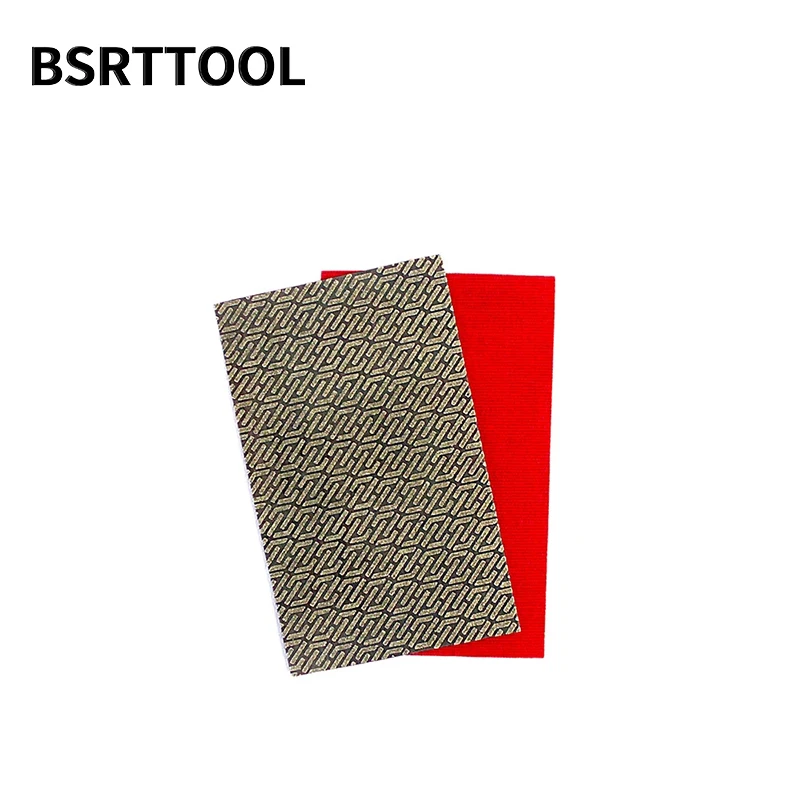 

BSRTTOOL 60 120 200 400 больше Грит можно выбрать 2 упаковки алмазной наждачной бумаги гальванический абразивный полировальный диск