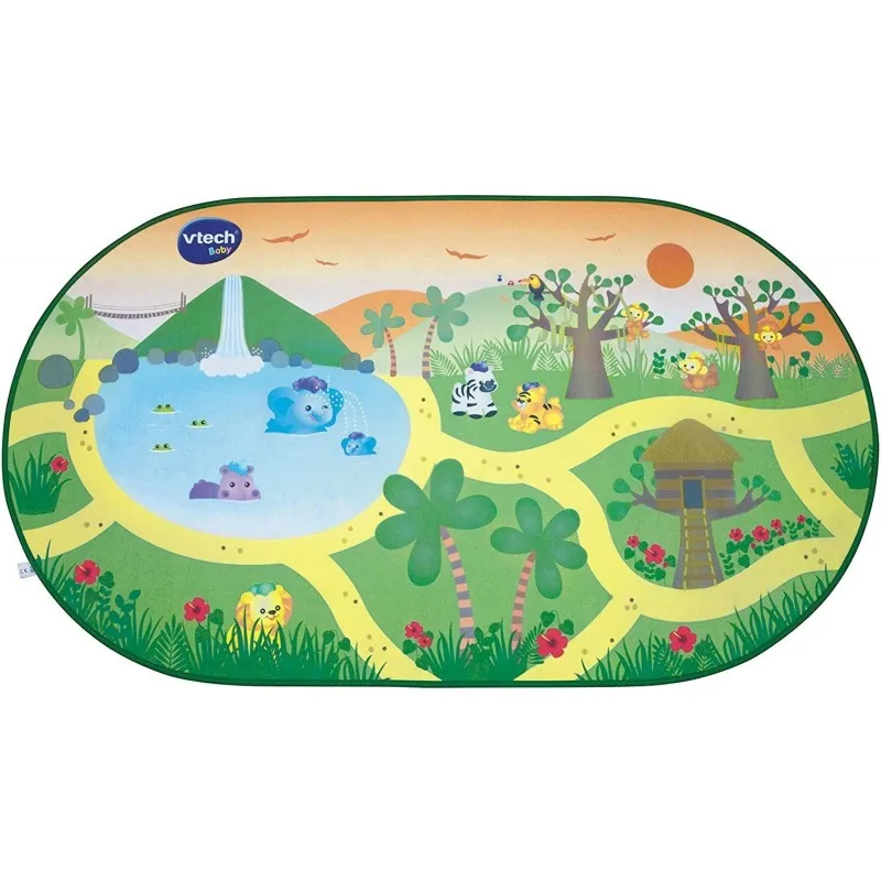 Детский игровой коврик VTech, игрушечные коврики для мальчиков и девочек, игрушечные животные, (3480-207415)