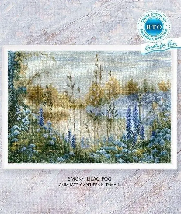 Наборы для вышивки крестом Набор нитки rto m865 - lilacs в bank mist 39-30 Вышивка купить по