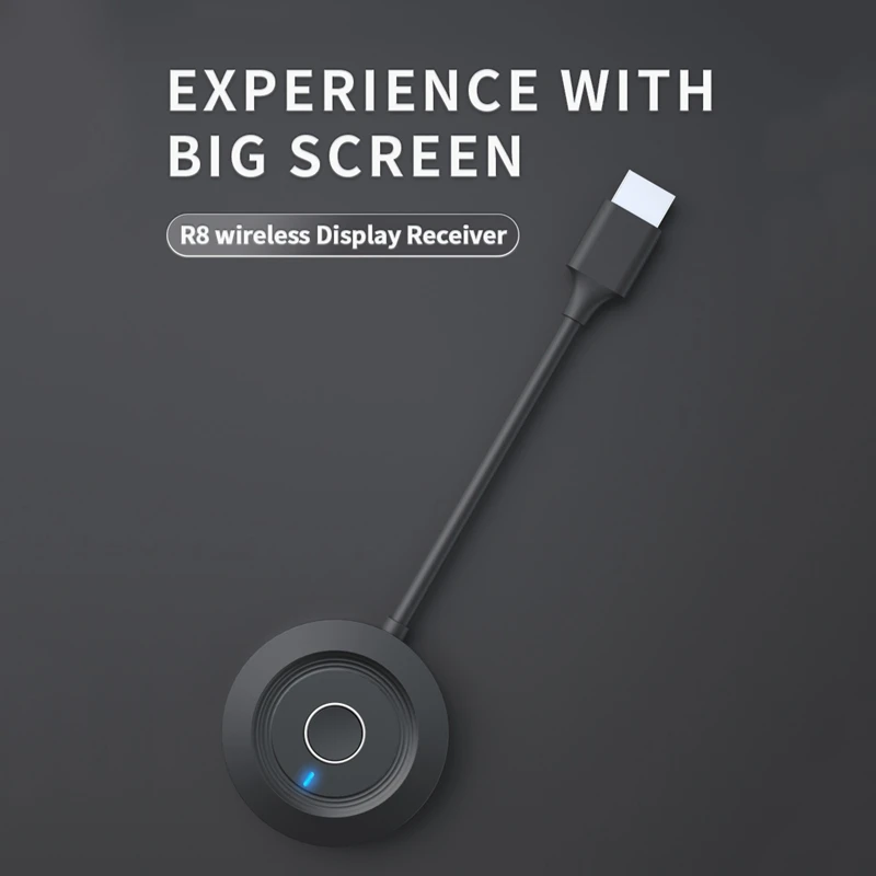 

Wireless HDMI Display Dongle Adapter 4K Ultra HD Wifi Streaming Media Player For Ipad/IOS/Android/PC/Projector