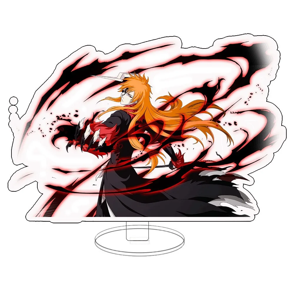 

Hot Anime Figure BLEACH Kurosaki Ichigo Acrylic Stands Model Double-Sided Standing Sign Toys Exquisite Desk Decor