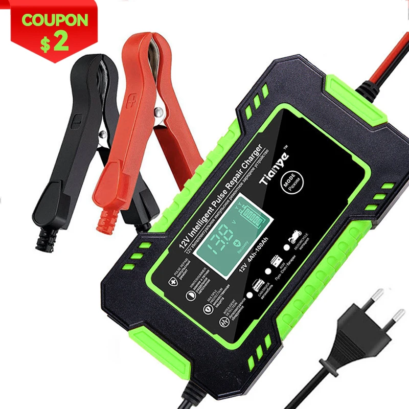 Зарядное устройство для автомобильного аккумулятора, 6 А, 12 В - купить по выгодной цене - Апрельский топ товаров с Али