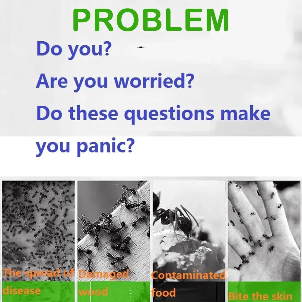 5 шт. сильный убийца Муравьев порошковая наживка Инсектицидное гнездо жук черная