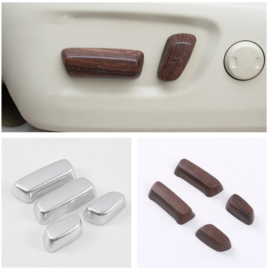 

Для Toyota Land Cruiser Prado F150 2018 2019 2020 кнопки регулировки крышки автомобильного сиденья декоративная внутренняя отделка Аксессуары для стайлинга