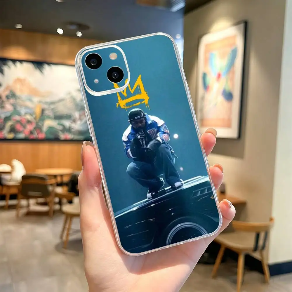 Фото Прозрачный противоударный чехол Raper Kdot K-Kendrick Lamar для iPhone 17, 16, 15, 14, 13, 12, 11 Plus, Pro Max №3