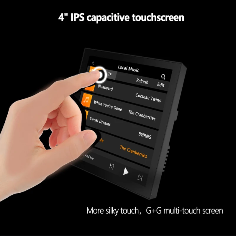 H64 4-дюймовая система Android 10 0 мини-фонный аудиоусилитель WIFI Bluetooth 2*15 Вт стерео