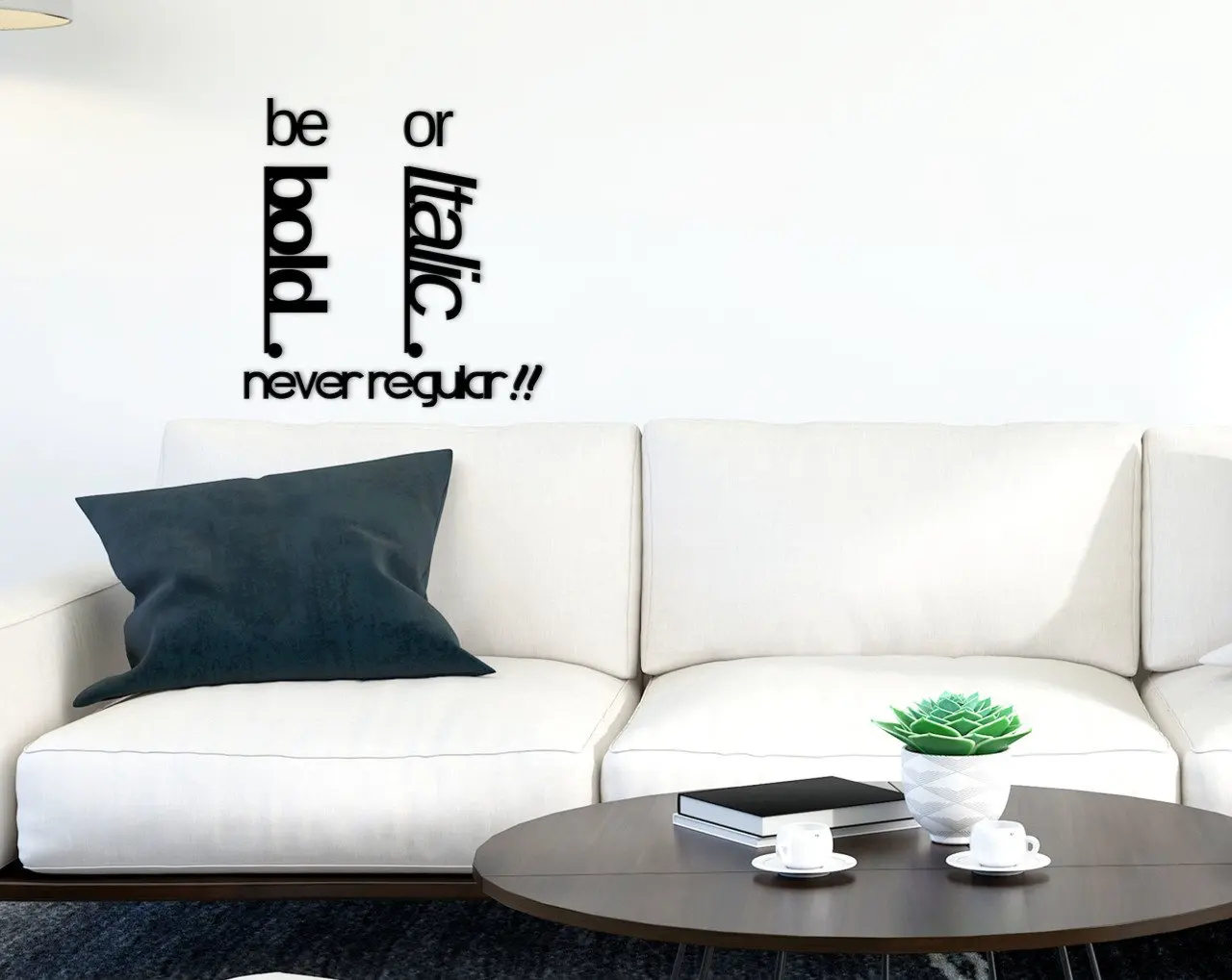 

BK Home Be Bold или Italic никогда не регулярная стена yazıs---