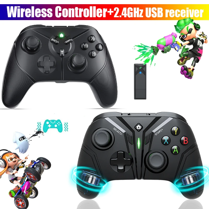 

Bonadget For Nintendo Switch Pro,+2.4G For Windows/IOS/Android Joystick Controller Support Wireless, with Unique Crack/Turbo