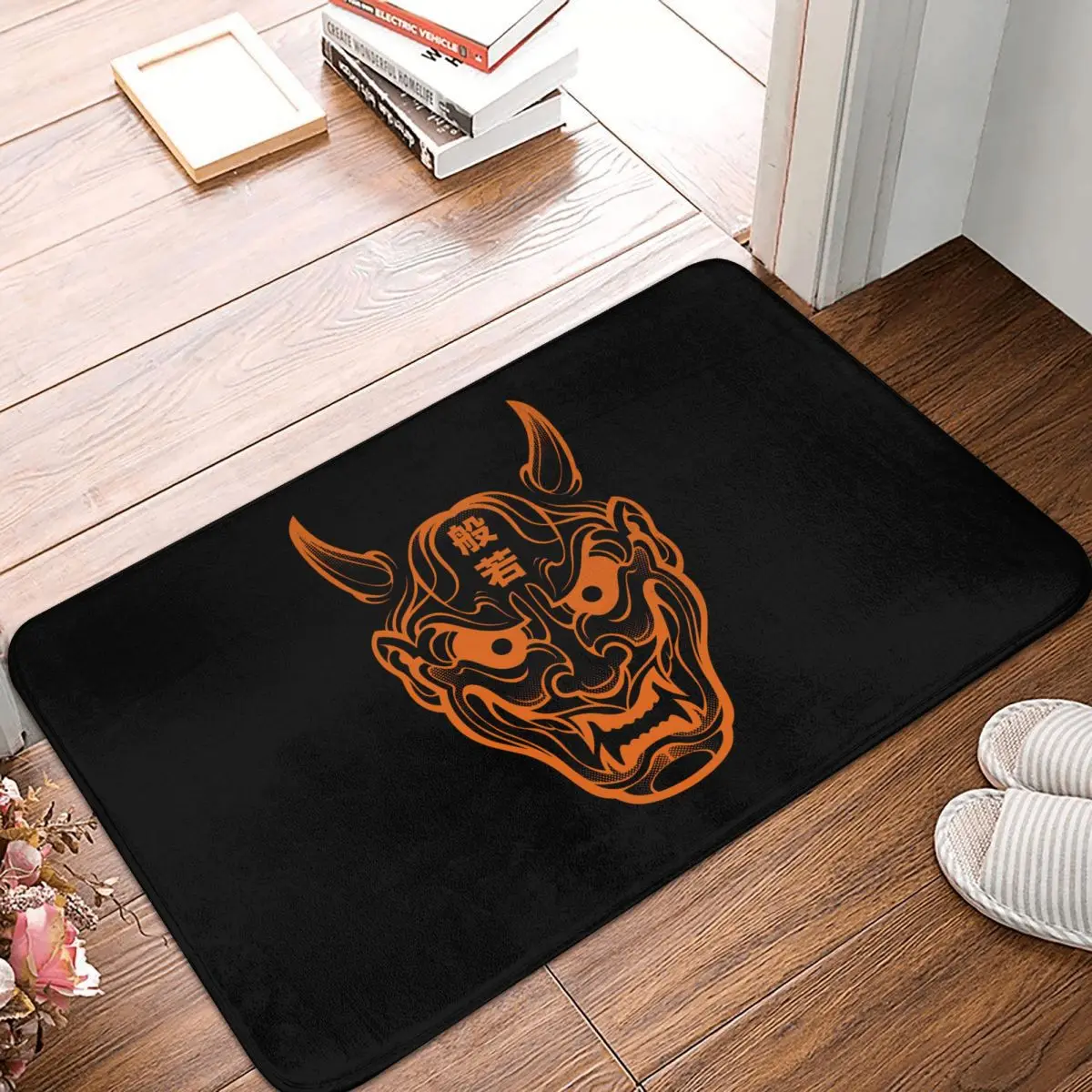 

Hannya Kanji 6 Doormat Rug carpet Mat Footpad Bath mat Non-slip toilet Balcony Parlor durable Washable