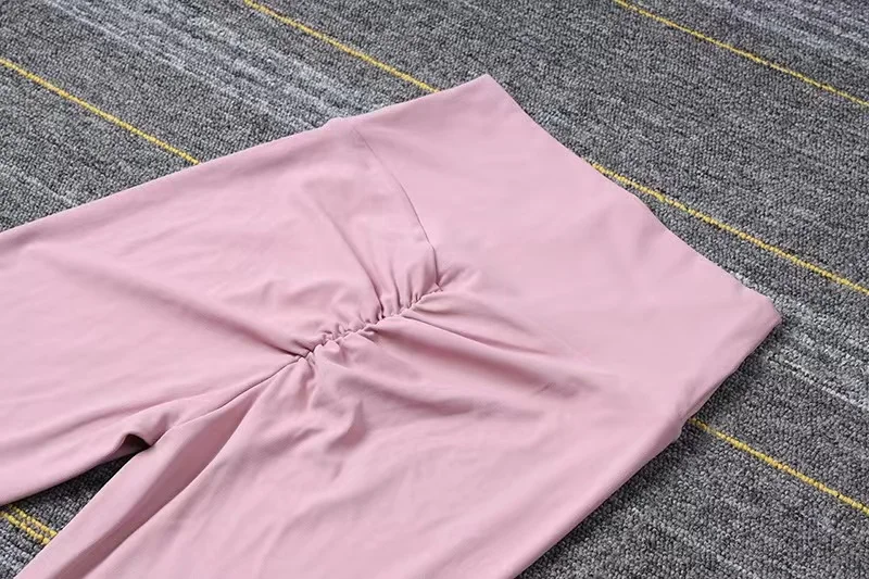 Женские Бесшовные Спортивные Леггинсы с эффектом пуш-ап штаны для тренировок в