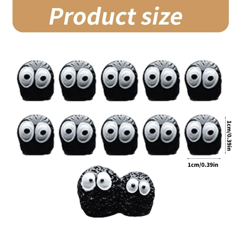 2025 Новый Черный Уголь Украшение Автомобиля Симпатичные Спрайты Сажи Орнамент