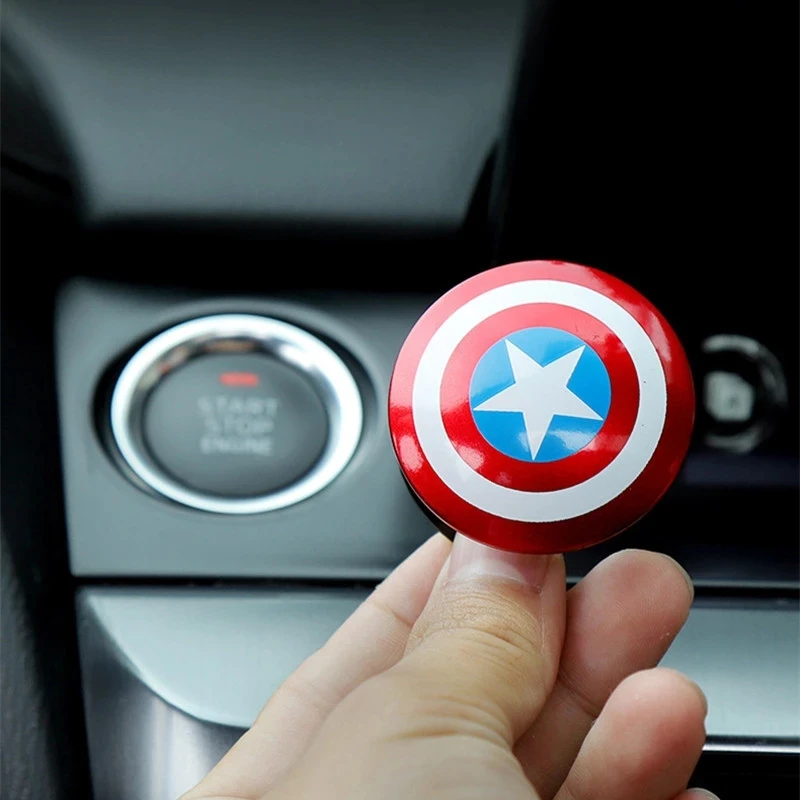 

New Fashion Shield Car Interior Engine Ignition Start Stop Button Protective Cover Decoration Sticker Car Interior Accessories