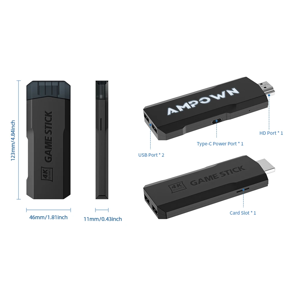 Игровая приставка GD20 256 ГГц 70000 + игр процессор Emuelec4.3 905 м