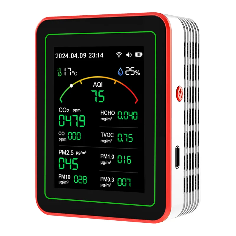

Tuya WIFI детектора качества воздуха 15 в 1