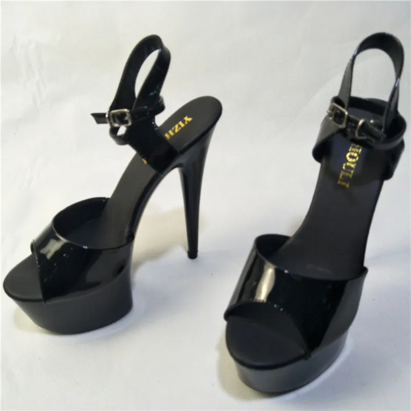 Новейшая модная женская сексуальная обувь на высоком каблуке 15 см для