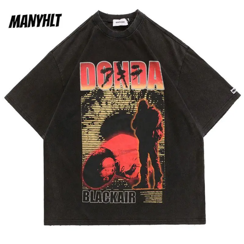 

Мужская футболка с коротким рукавом, в стиле Харадзюку