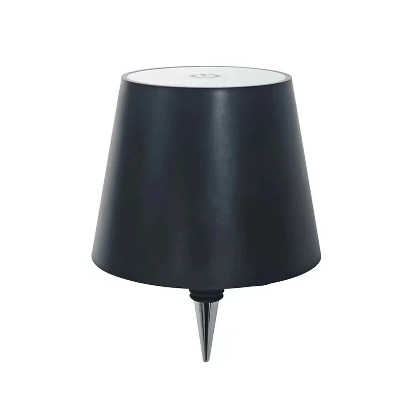 Беспроводная светодиодная настольная лампа для бутылок с сенсорным управлением, 3 цвета, перезаряжаемая ночная лампа с бесступенчатым затемнением для бара, бутылок вина, кафе