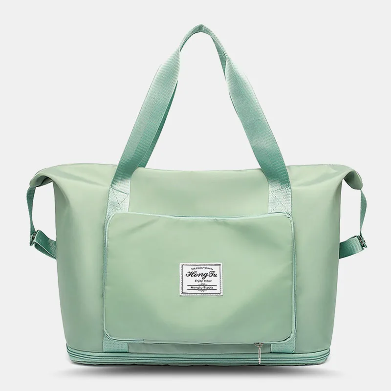 

2022 New Foldable Large Capacity Storage Folding Bag Travel Bags Tote Carry On Luggage Handbag Waterproof Women Shoulder Bags