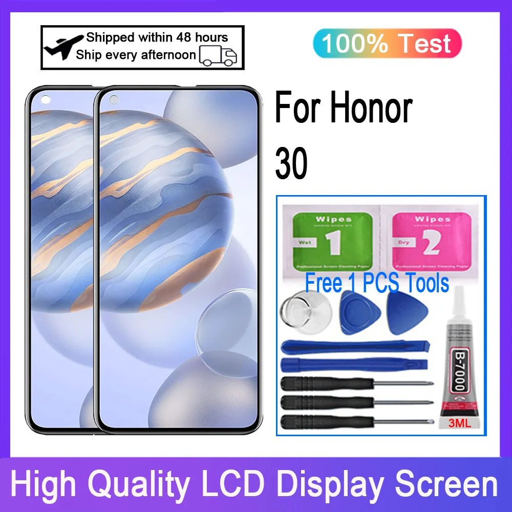 

TFT For Huawei Honor 30 BMH-AN10 BMH-AN20 LCD Display Touch Screen Digitizer Replacement