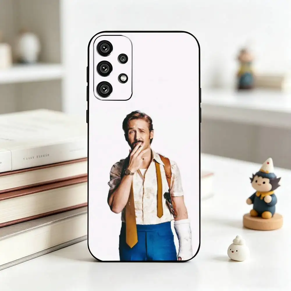 Фото Чехол для телефона с ретро-графикой Райана Гослинга для Samsung S25, S24, S21, S22, S23, S30, Ultra, S20, Plus, FE, мягкий силиконовый черный чехол №5