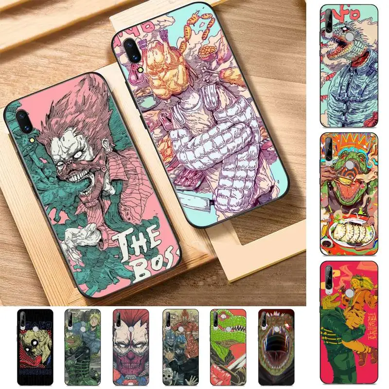 

Anime Dorohedoro Phone Case for Huawei Y 6 9 7 5 8s prime 2019 2018 enjoy 7 plus