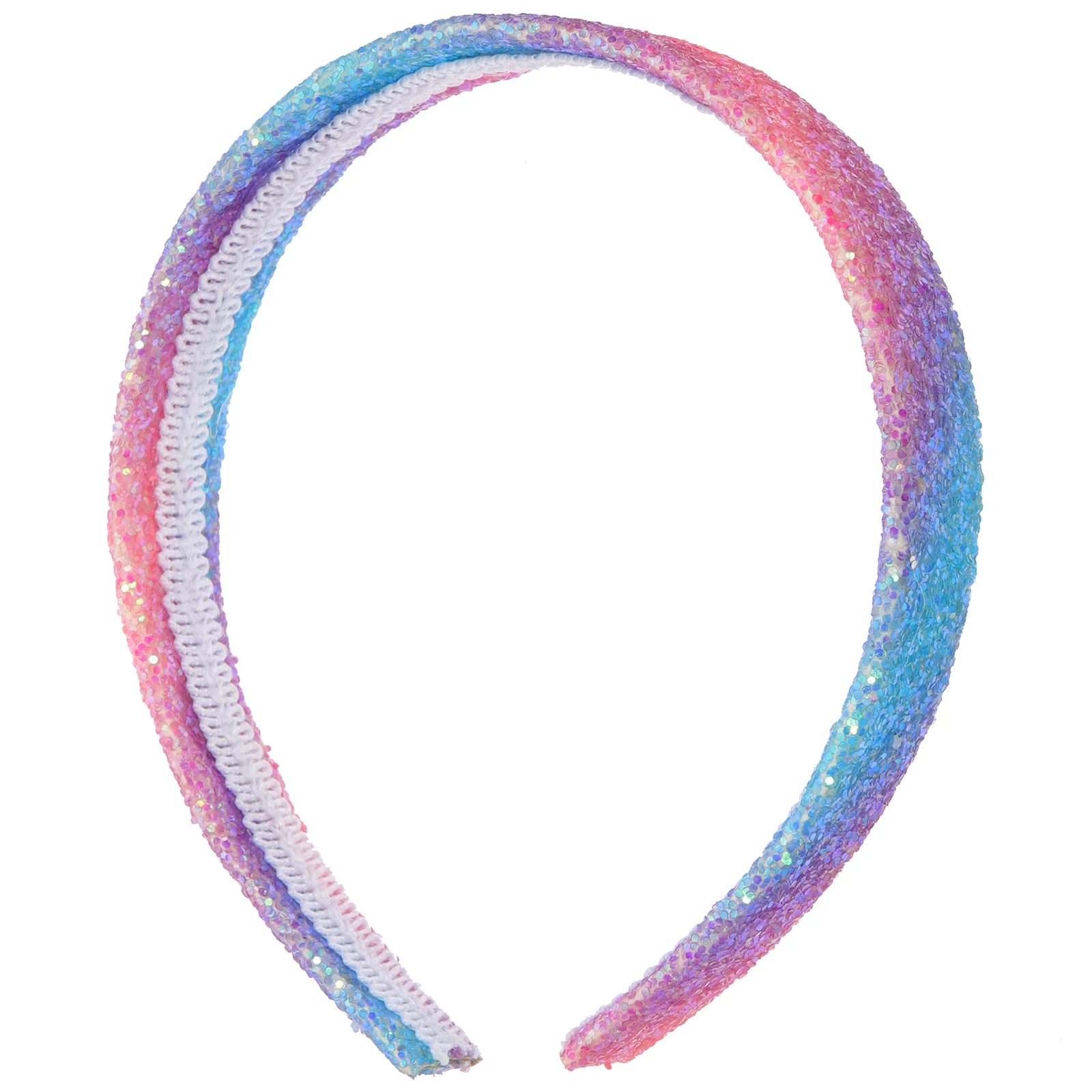 

Hair Bands Headband Wide Headbands Band Sequin Head Rainbow Hoop Hairband Girls Glitter Sparkly Colorful Women Candy Sparkle