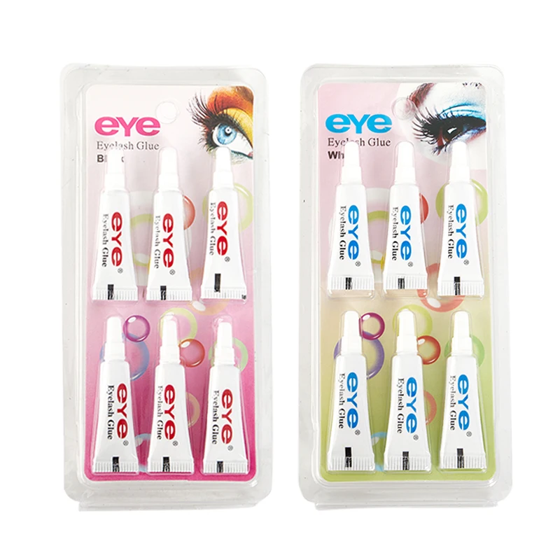 

Professional Eyelash Glue Clear-white/Dark-black Waterproof False Eyelashes Makeup Adhesive Eye Lash Glue Cosmetic Tools