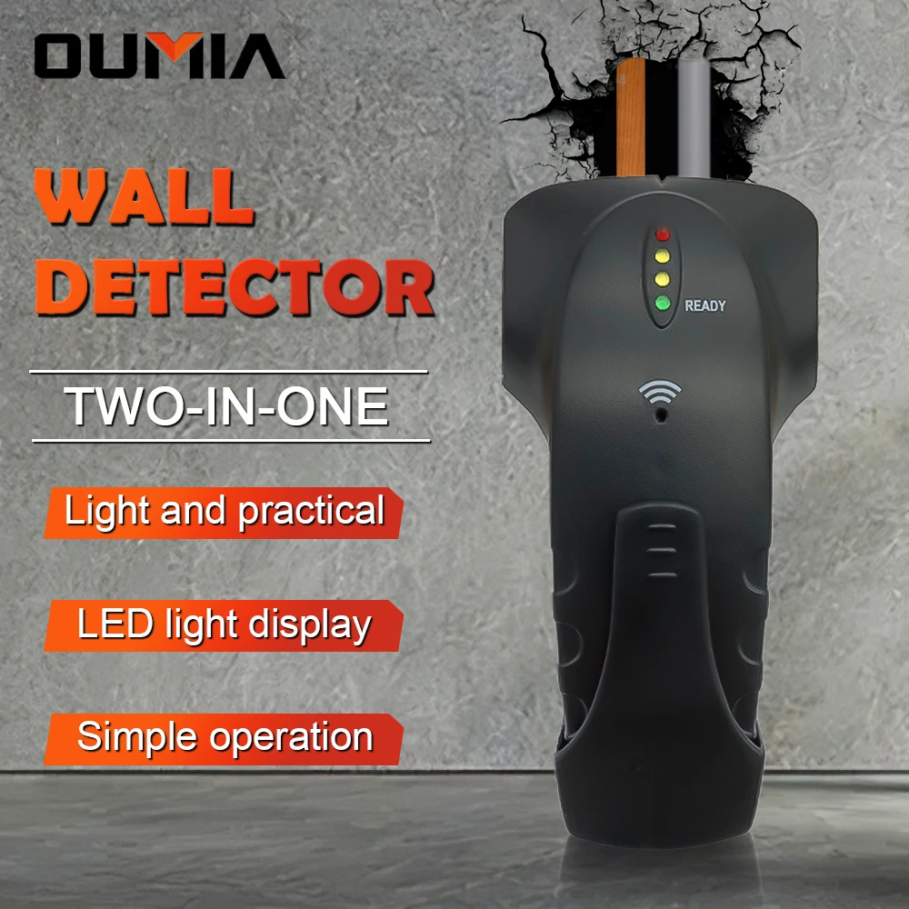 

Настенный металлоискатель, настенный сканер с проводами и отверстиями для обнаружения металла и дерева