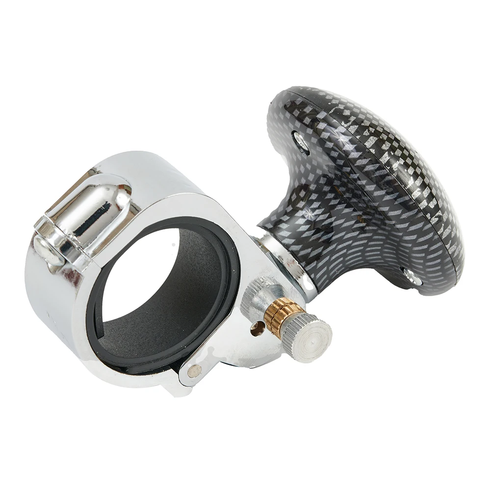 

Full Rotation Steering-Wheel Knob Quick release Grip Easy Turn Travel Safe Auxiliary Booster Aid Control Black